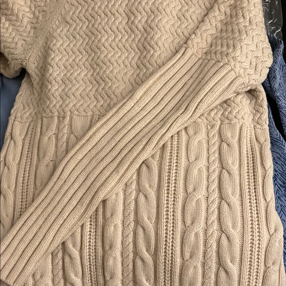 Athleta Cable Knit Hooded Sweater Dress - Picture 8 of 11